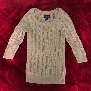 American Eagle taupe sweater